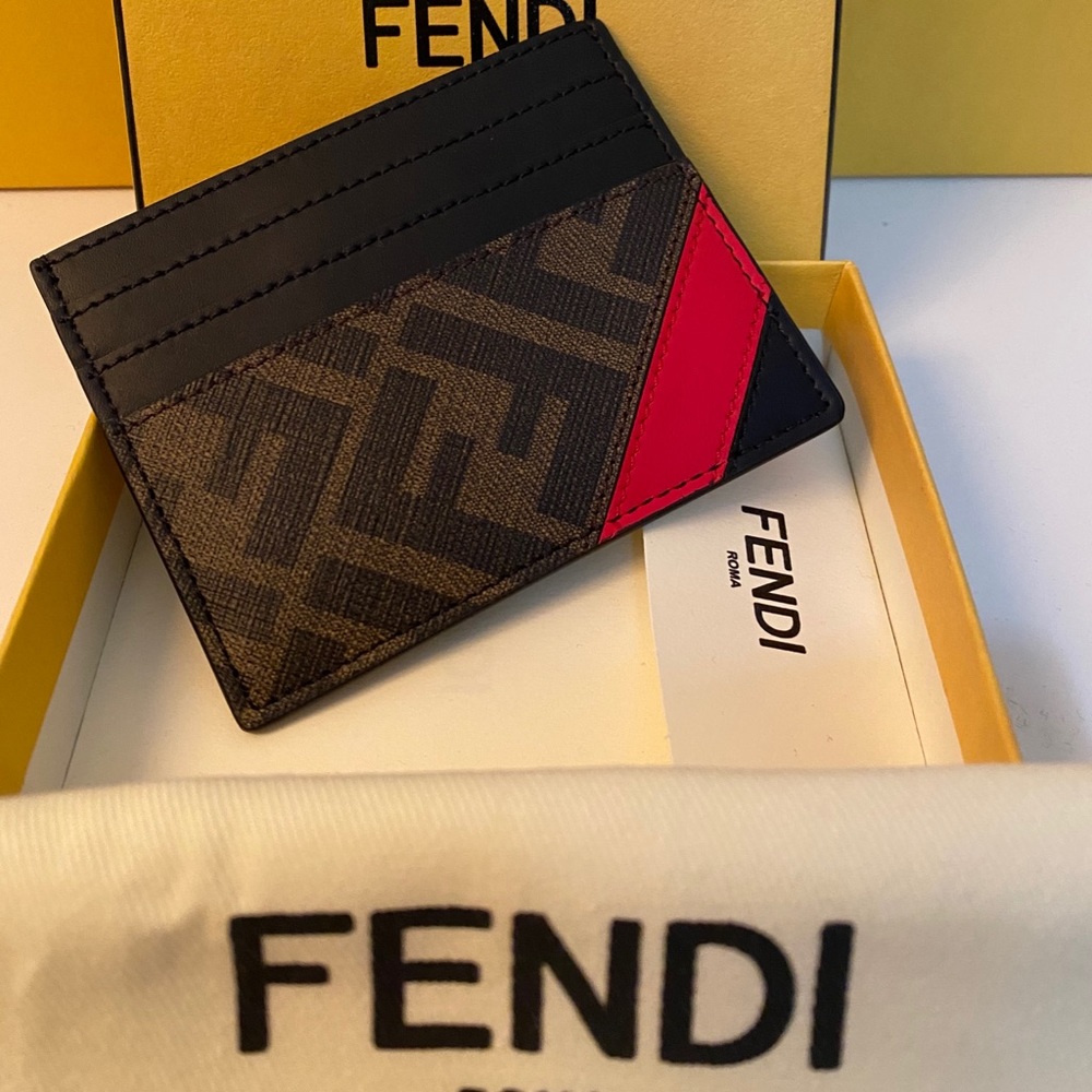 Fendi🛑SOLD🛑FF red stripe Unisex Forever Fendi